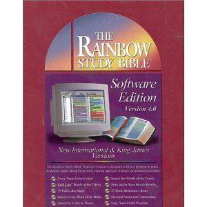 The Rainbow Study Bible 4 PC CD religious learning tools, Gods Word 