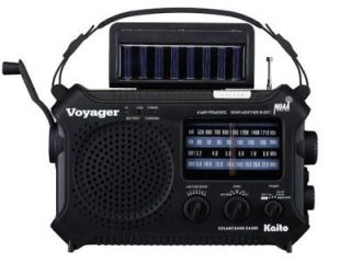 Katio KA500 AM FM Shortwave Solar Crank Emergency Weather Radio + AC 