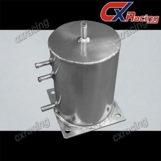 CXRacing 5 Round x 7 H Universal Aluminum Fuel Surge Tank Supra MK 