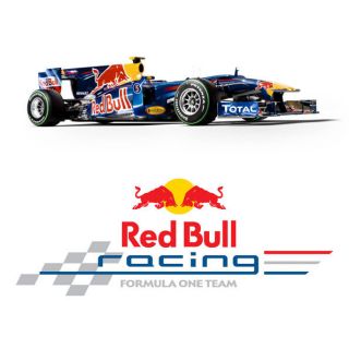 Red Bull Formula 1 F1 Logo Large Vinyl Wall Sticker Decal Emblem Crest