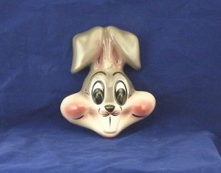 Warner Brothers ceramic wall mask BUGS BUNNY 1986 Bai Dotta excellent 