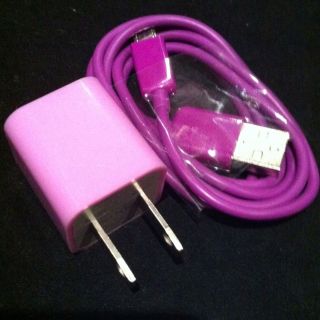 Nook Wall Charger 3 Foot Color Cable Touch Purple Cord 