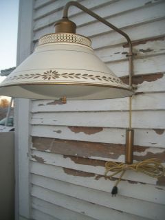 Vintage Pull Down Light Lamp Fixture Wall Mount Kitchen Retractable 