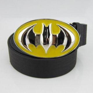   3D Superhero Batman Bat Man Leather Mens Womens Buckle Waist Belt