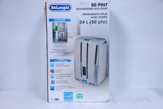 NEW DELONGHI DD50P ENERGY STAR 50 PINTS DEHUMIDIFIER WITH PATENTED 