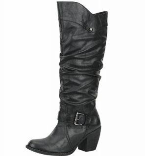 Forever 21 Sexy Womens Faux Leather Black Knee High Boots (Retail $98)