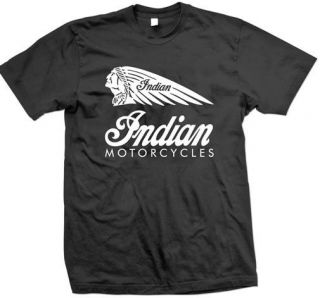 Retro Indian Motorcycles Vintage Biker T Shirt BSA,Victory, Norton,5 