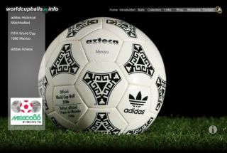 adidas Azteca FIFA World Cup ball 1986 in Mexico