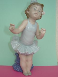 Lladro Glossy Porcelain Figurine BALLERINA BALLET GIRL #5104 Condition 