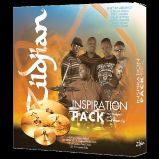 Zildjian Inspiration Pack   6pc Cymbal Box Set Designed for Gospel 