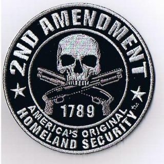   Americas Original Homeland Security. Pro Gun Biker Patch ppa5950