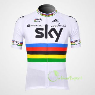 2012 Team Cycling Bicycle Bike Jersey Outdoor Sports Short Sleeves 