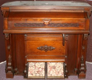  1871 Estey Reed Pump Cottage Organ Good Condition Serial Number 33335