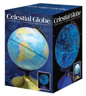 fascinations 8 celestial globe night light geographical earth one day