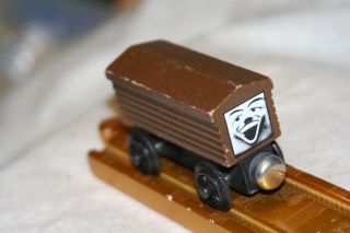 RARE~1992 BROWN TROUBLESOME TRUCK BRAKEVAN~THOMA​S ~fits ALL WOODEN 