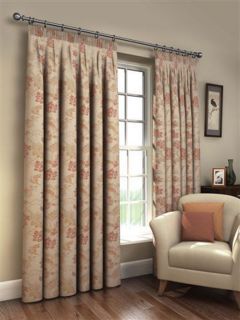 LINED Natural Tapestry HEAVY Jacquard Curtains, 7 Sizes