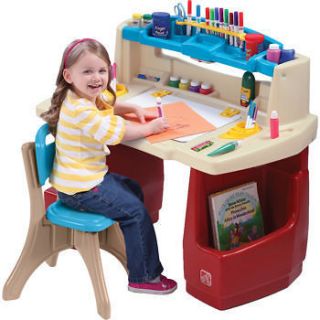 Step2 Deluxe Art Master Desk & Chair W/Large work surface   FAST FREE 