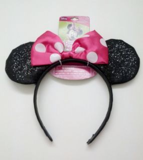   Minnie Mouse KIDS Costume Cartoon Dress Up Headband   PINK POLKA