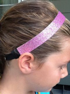 Pink Glitter Sports Headband Soccer/Volleyb​all/Softball