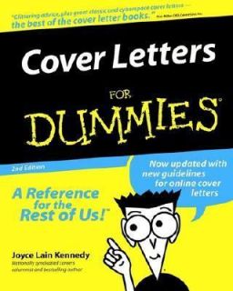 Cover Letters for Dummies, Joyce Lain Kennedy, Good Book