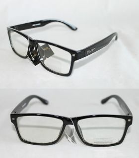 Louis V Eyewear Paris Nerd Clear Glasses small Mens Wayfarer all black 