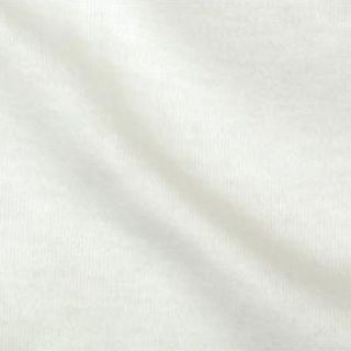   Organic Cotton Yardage Off White PFD Interlock Knit Fabric By The Yard