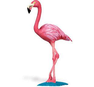 Safari Ltd #239929 Flamingo, Toy Collectible Bird