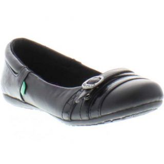 Kickers Shoes Genuine Verda Buckle Womens Black Pumps / Flat Shoes 