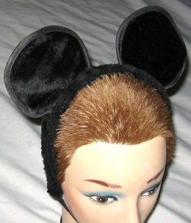 Black Mickey Mouse Club Ears Headband Hat