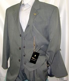 NEW Falcone Brand Stacy Adams Ivory Cream Mens Suit Suits