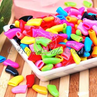 20pcs Soft Nail Caps Claw Control Cat Pet Puppy Paw Off FREE Adhesive 