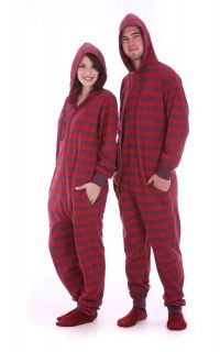 Adult onesie pajama set. One piece non footed pajamas play suit for 