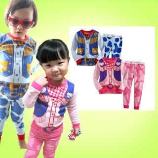 NWT Vaenait Baby Toddler Kid Nightwear Long Sleeves Pyjama Set 