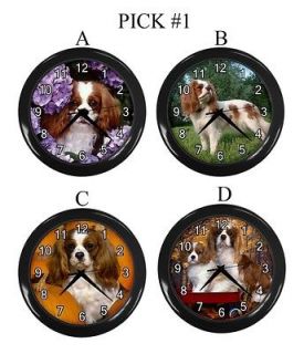   King Charles Spaniel Dog Puppy Puppies A D Wall Clock Gift #PICK 1
