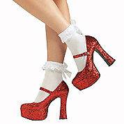 Wizard of Oz Ruby Slippers Dorothy Halloween costume Ruby Slippers