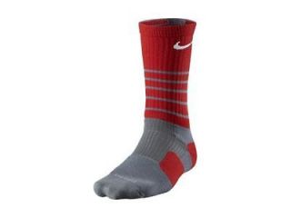 Nike Platinum Elite Basketball Socks Large 8 12 SX9925 066 Steel Grey 