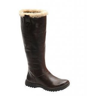 NWT Womens Born Malpica Shearling Lined Shaft Leather Boots $175
