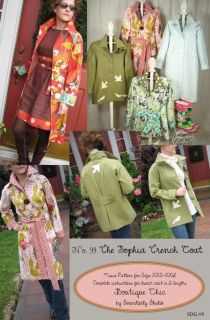 MY PATCH  Sew Serendipity  The Sophia Trench Coat No.99