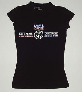 Law & Order Made in NY T Shirt Black S Criminal Intent Special Victims 