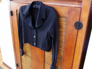 St John Separates Knit Black Jacket