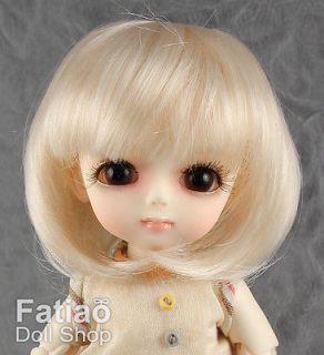 Dollfie Lati Yellow Pukifee 5 6 Short Doll Wig Blonde