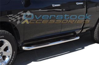 2009 2012 Dodge Ram Crew Cab 3 inch Stainless Steel Side Step Nerf Bar 