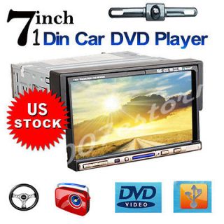 Good 1 Din 7 In Dash Car Stereo DVD CD /4 Player Mulitmedia Touch 
