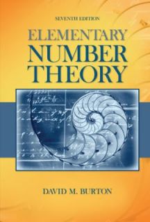 Elementary Number Theory by David M. Burton 2010, Hardcover