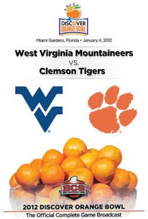 2012 Discover Orange Bowl West Virginia Mountaineers vs. Clemson 