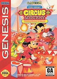   Great Circus Mystery Starring Mickey Minnie Sega Genesis, 1994