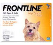 Merial Frontline PLUS Orange For Dogs Under 22 lb