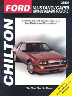Ford Mustang and Capri, 1979 1988 by Chilton Automotive Editorial 