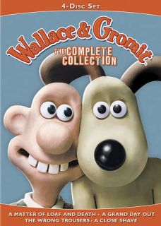 Wallace Gromit The Complete Collection DVD, 2009, 4 Disc Set
