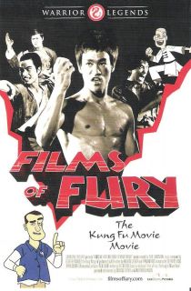 FILMS OF FURY PROMO CARD 2011 SAN DIEGO COMIC CON SDCC BRUCE LEE